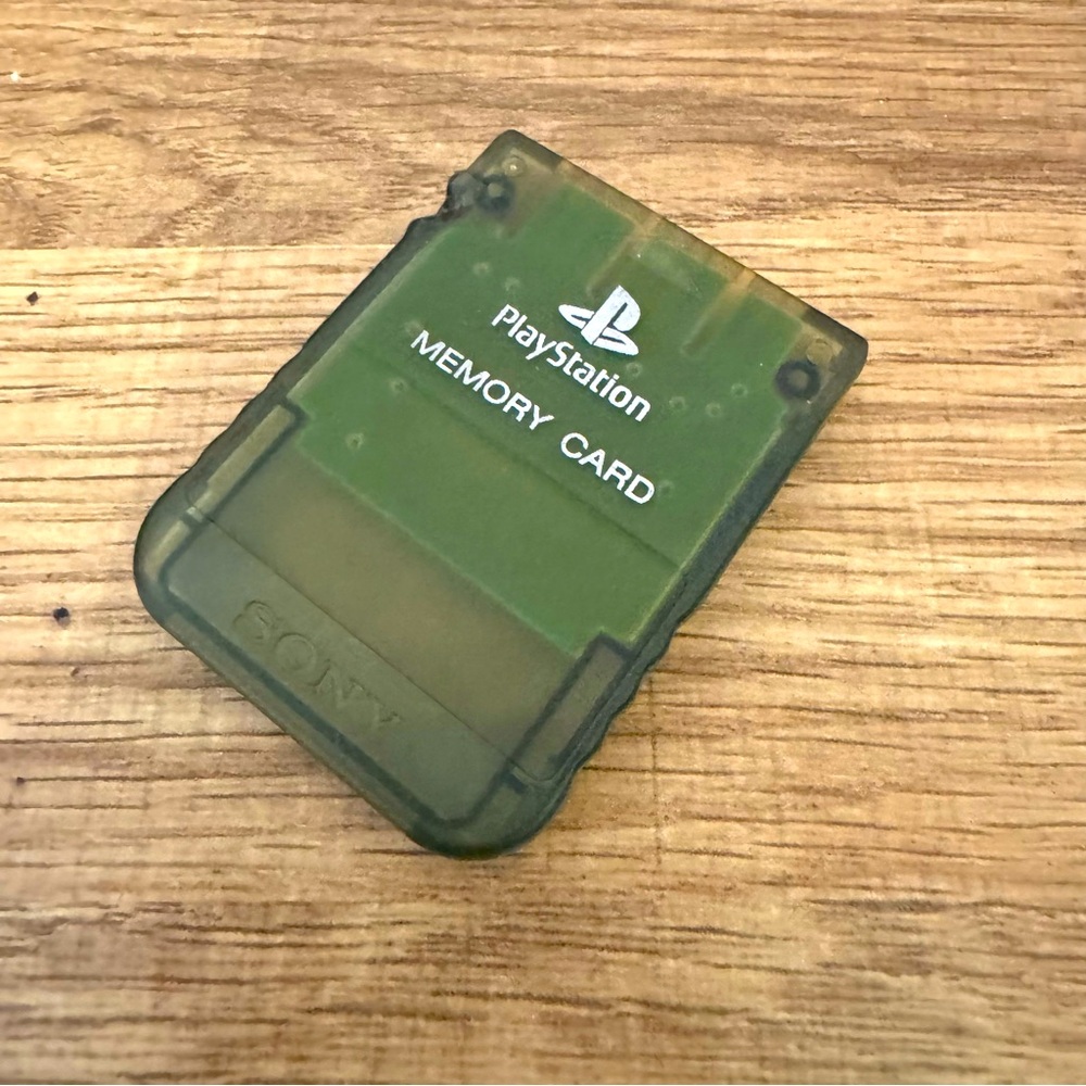 Vintage PlayStation memory card